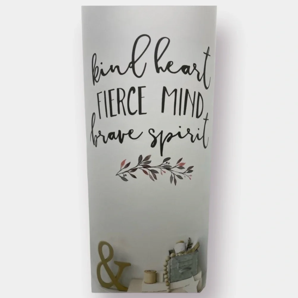 NEW Wall Decal  Kind Heart Fierce Mind Brave Spirit
